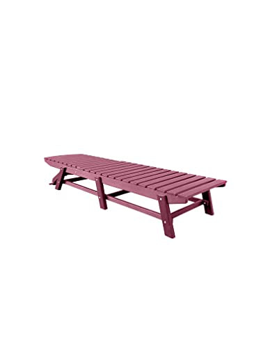 Teal Folding HDPE Recycled Poly Pool Chaise Lounge Q506