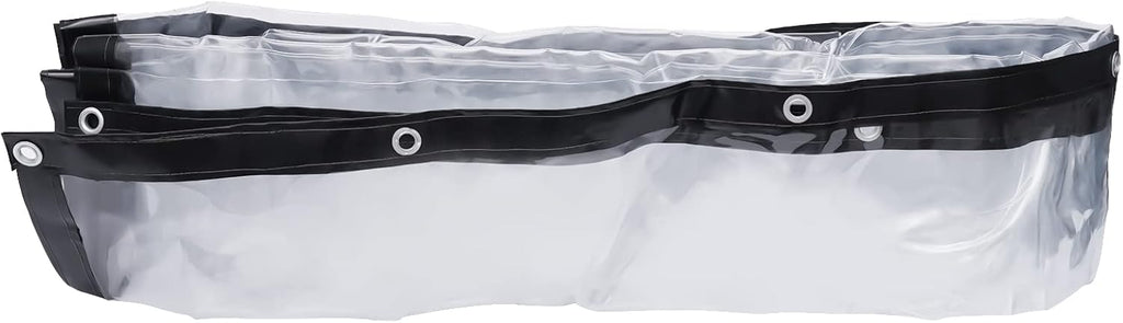 8×20FT Clear PVC Waterproof Tarp Curtain W37459