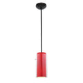Glass Cylinder Pendant Light C497