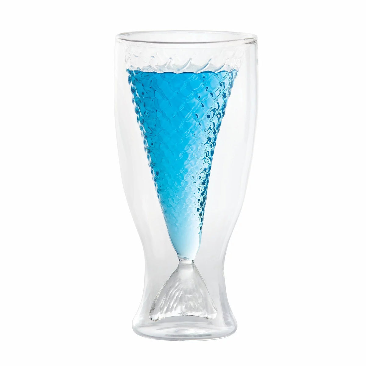 Mermaid Glass Set of 4 Drinking Glasses, 9 Ounces B246843