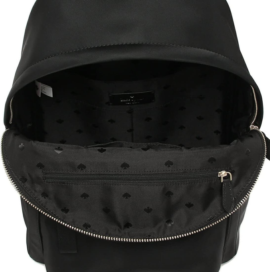 Black Nylon Backpack E63704