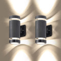 4 Pack LED Outdoor Wall Light Aluminum Waterproof 3000k 5W M710218