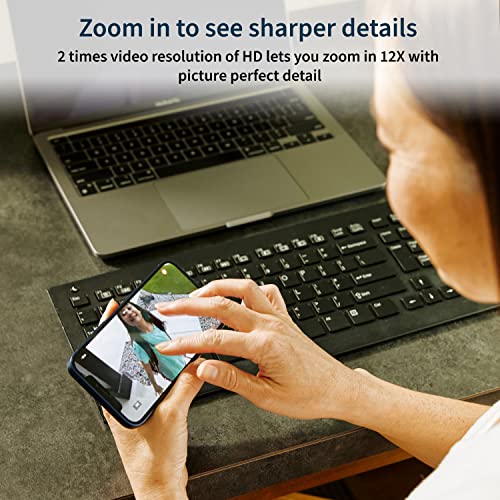 White 2K HDR Wireless Security Camera 4 Cameras A739