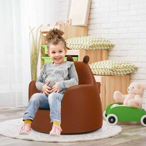 Brown Kids Cartoon Sofa C583641