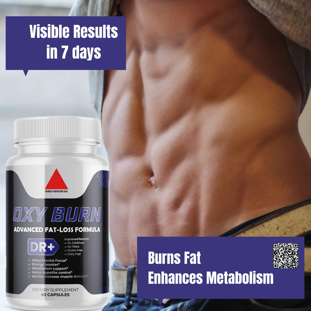 Belly Fat Burner Pills 60 Capsules I838