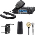 15 Watt GMRS Two-Way Radio with Mirror Mount, Antenna Cable and 3dB Gain Antenna S198