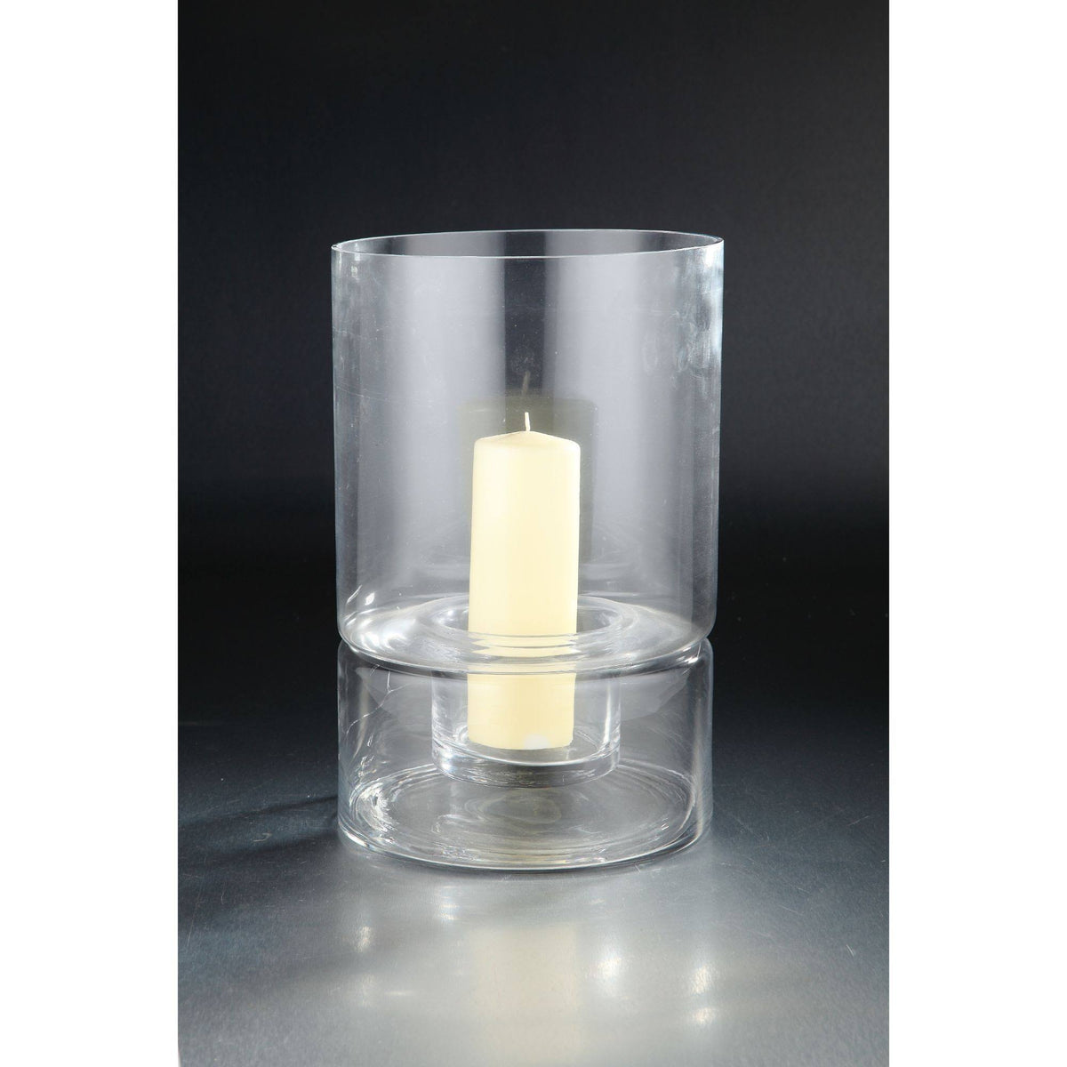 15x22 Clear Translucent Glass Vase T3104