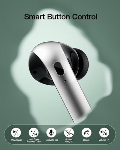 Wireless Earbuds Bluetooth 5.3 In-ear with Wireless Charging Case LED Power Display N893