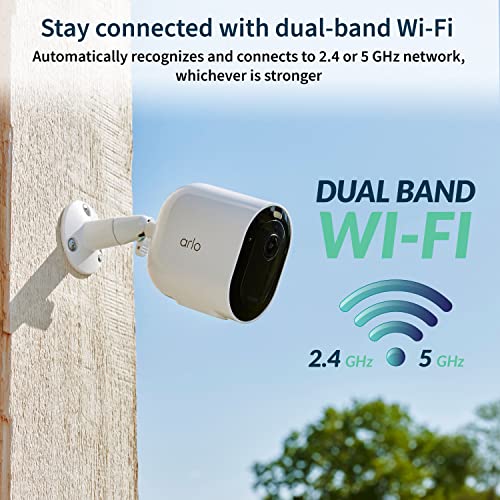 White 2K HDR Wireless Security Camera 4 Cameras A739