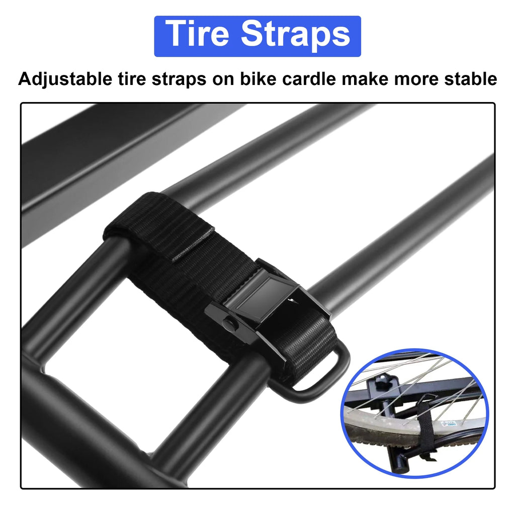 2" Hitch Receiver Foldable Tray 4 Bike Rack Q31633