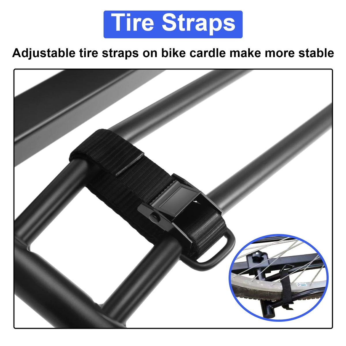 2" Hitch Receiver Foldable Tray 4 Bike Rack Q31633