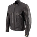 Retro Distressed Brown Leather Jacket J222825