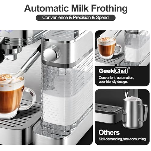 Espresso and Cappuccino Machine with Automatic Milk Frother W96828