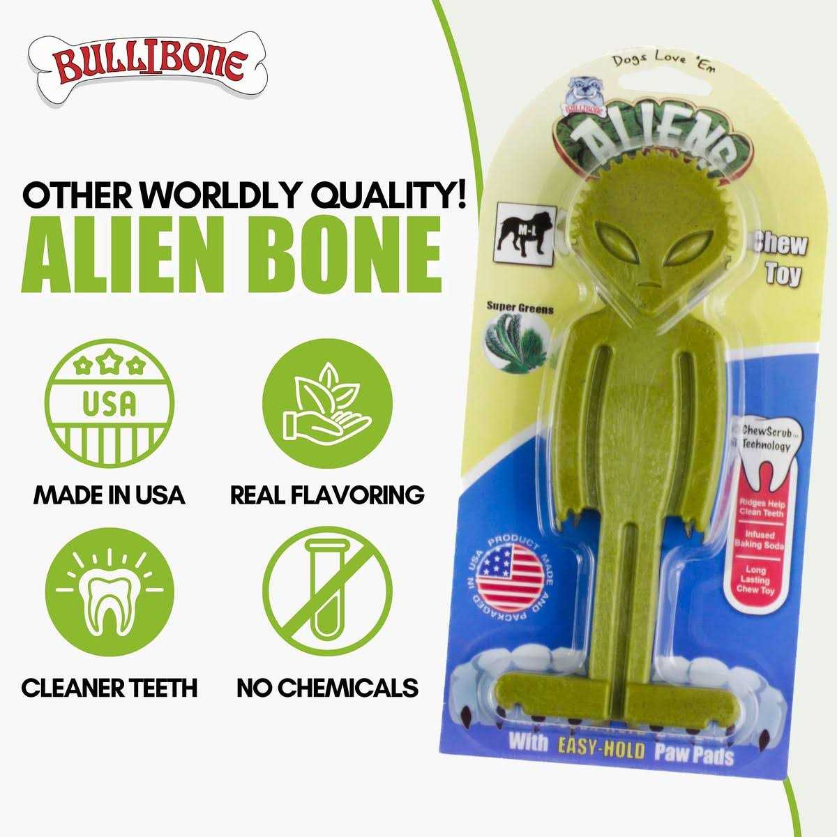 Small Alien Bone Dog Chew Toy L118318