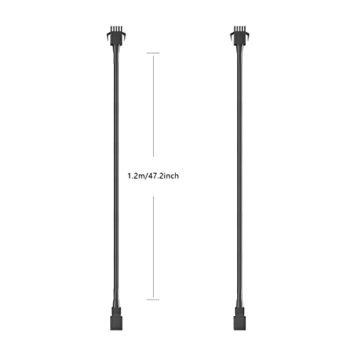 2 PCS 47 Inch 4 Pin LED Extension Cable G929