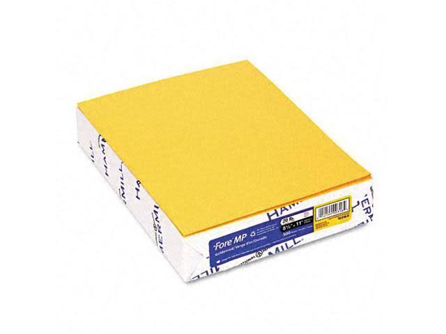 Recycled Colored Paper 20lb 8-1/2 x 11 Goldenrod 500 Sheets/Ream K950