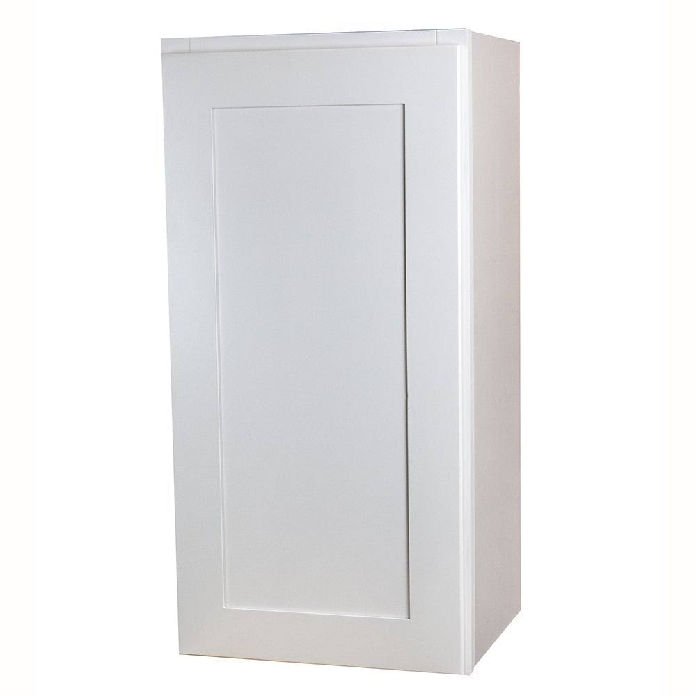 White 18x36 Shaker Style Wall Cabinet I16346