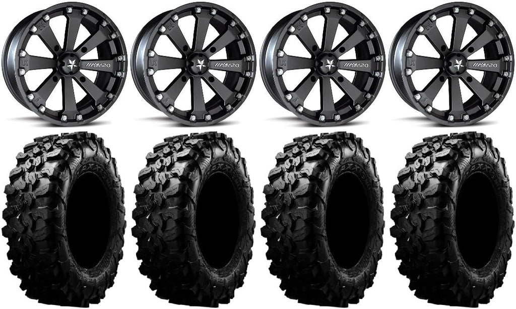 Black 14 ATV Wheels 32 Tires 4x137 Bolt Pattern T261844