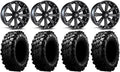 Black 14 ATV Wheels 32 Tires 4x137 Bolt Pattern T261844