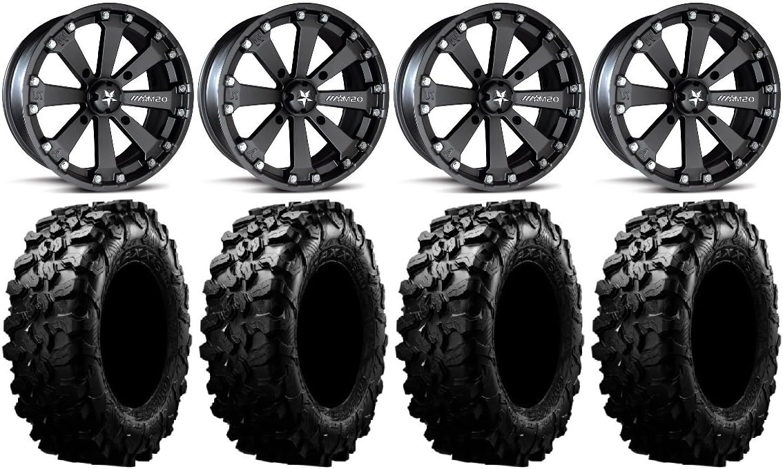 Black 14 ATV Wheels 32 Tires 4x137 Bolt Pattern T261844