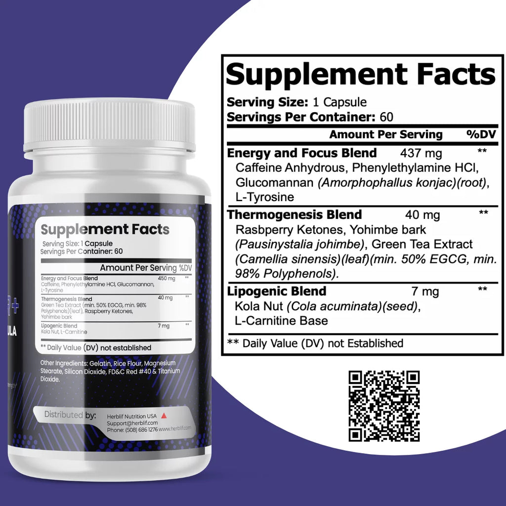Belly Fat Burner Pills 60 Capsules I838