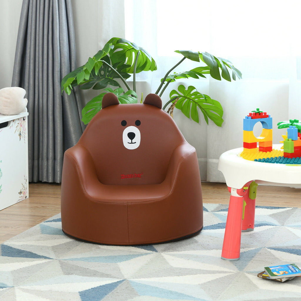 Brown Kids Cartoon Sofa C583641
