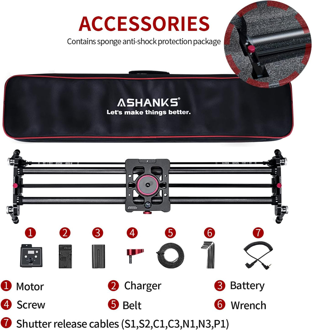 Motorized Carbon Fiber Camera Slider I66309
