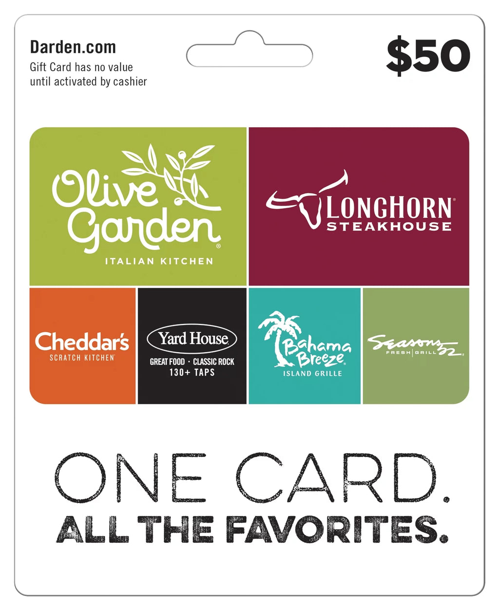 $50 Gift Card Y164673