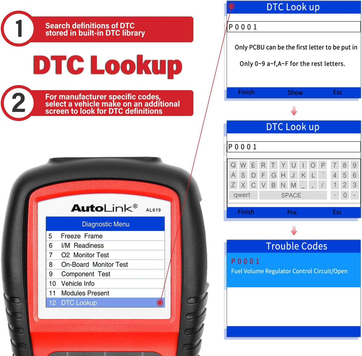 OBD2 Scanner ABS/SRS Diagnostic Scan Tool H324