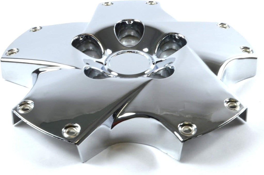Set of 4 18 inch 5 Spoke Chrome Wheel Hub Center Caps D5616
