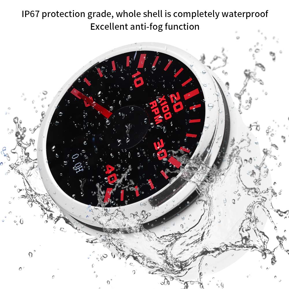 52mm LCD Digital Tachometer Gauge W161982
