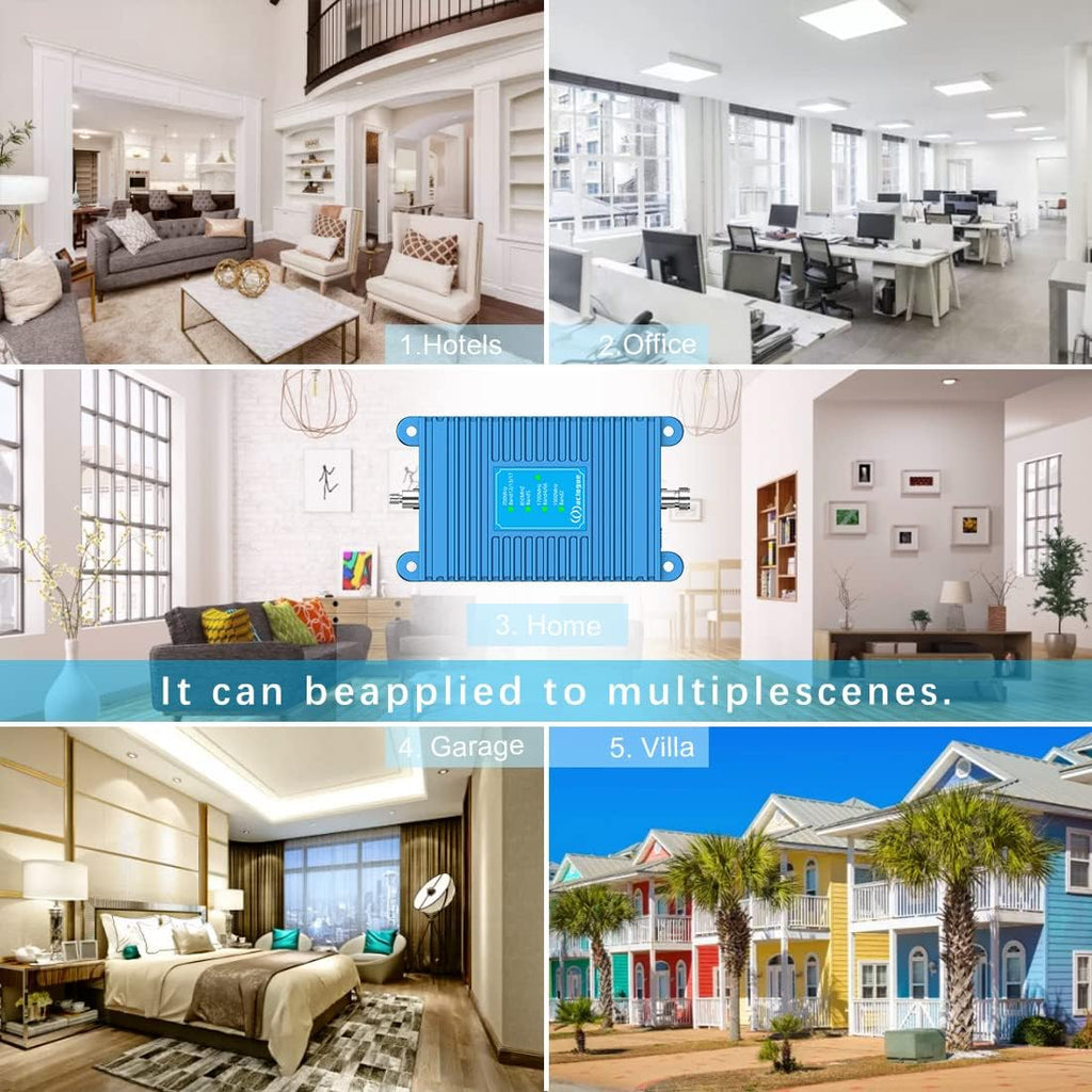 5G 4G LTE Cell Phone Signal Booster up to 4500sq.ft C27069