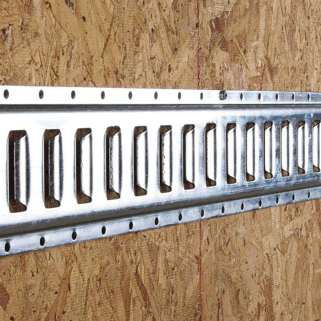 3-ft Black Powder Coated Steel E Track Tie-Down Rail X2840