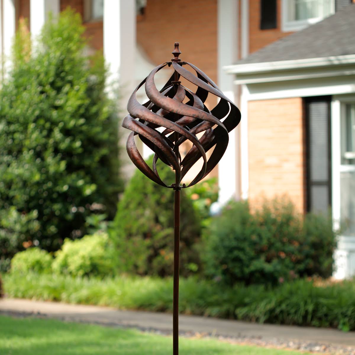 Copper Spiral Wind Spinner N447772