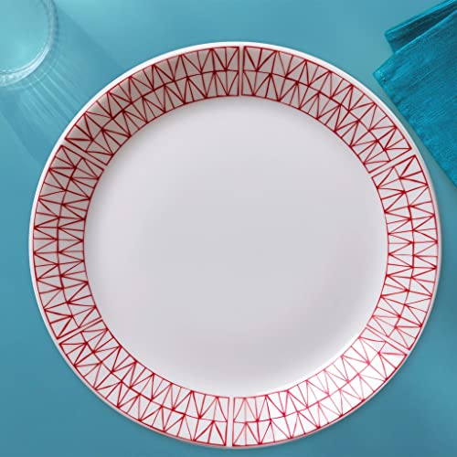 12-Pc Dinnerware Set, Service for 4, Glass Plate & Bowl Set N94915