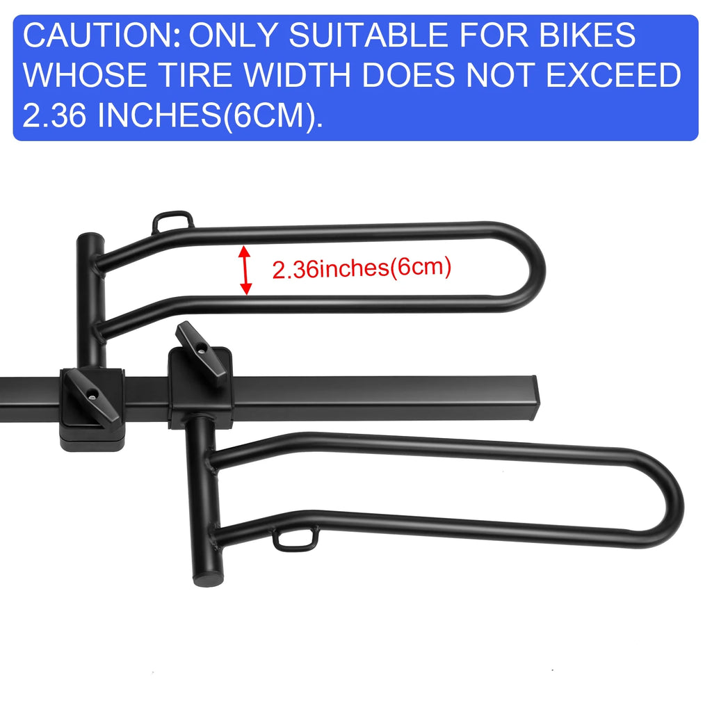2" Hitch Receiver Foldable Tray 4 Bike Rack Q31633