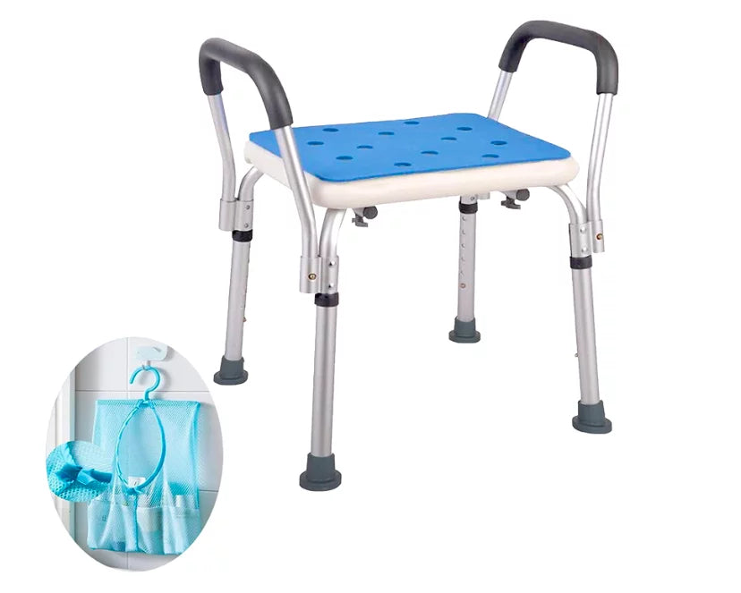 Shower Chair with Padded Seat and Tote Bag M209