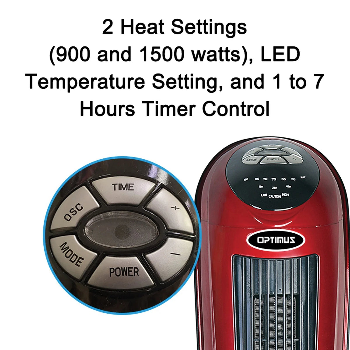 22 Inch Oscillating Tower Ceramic Space Heater M782