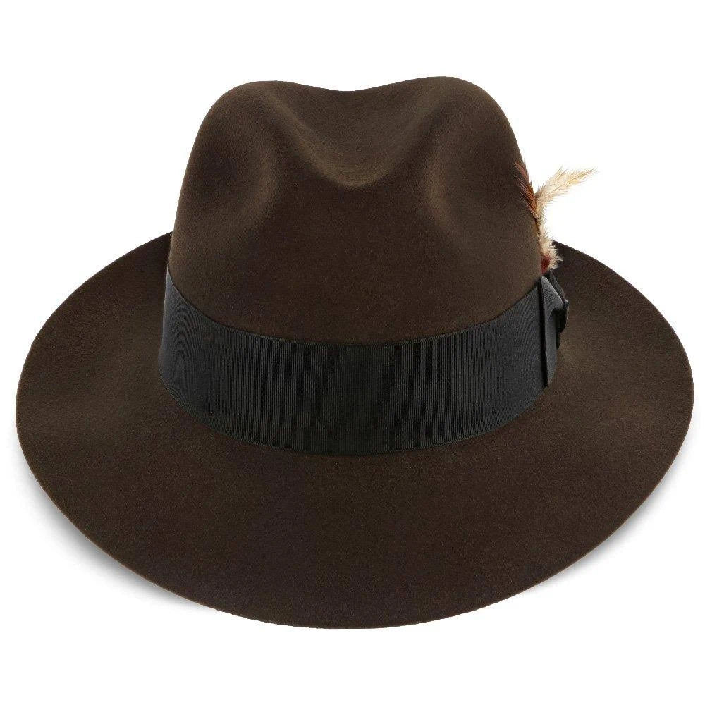 Beaver Fur Felt Fedora Hat F9018