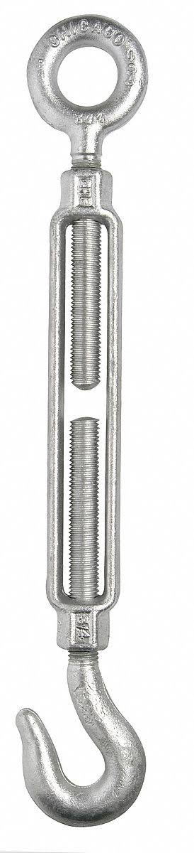 7/8 x 6 in Galv Hook & Eye Turnbuckle Q98305