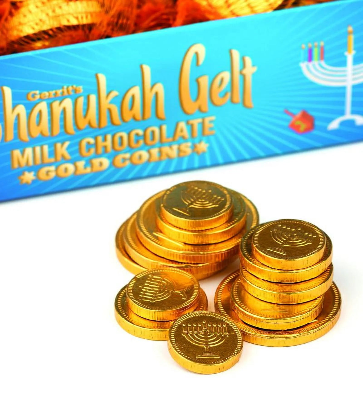 1.5 oz Milk Chocolate Gelt M1813