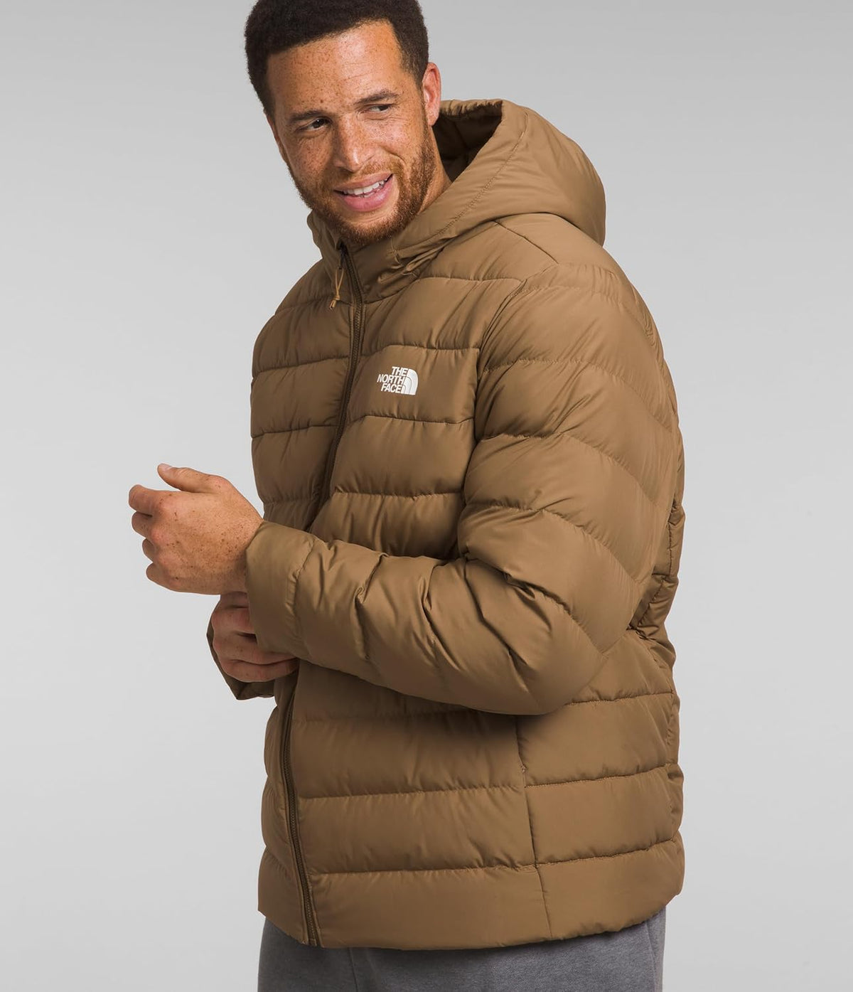 Utility Brown Insulated Hooded Jacket F5438