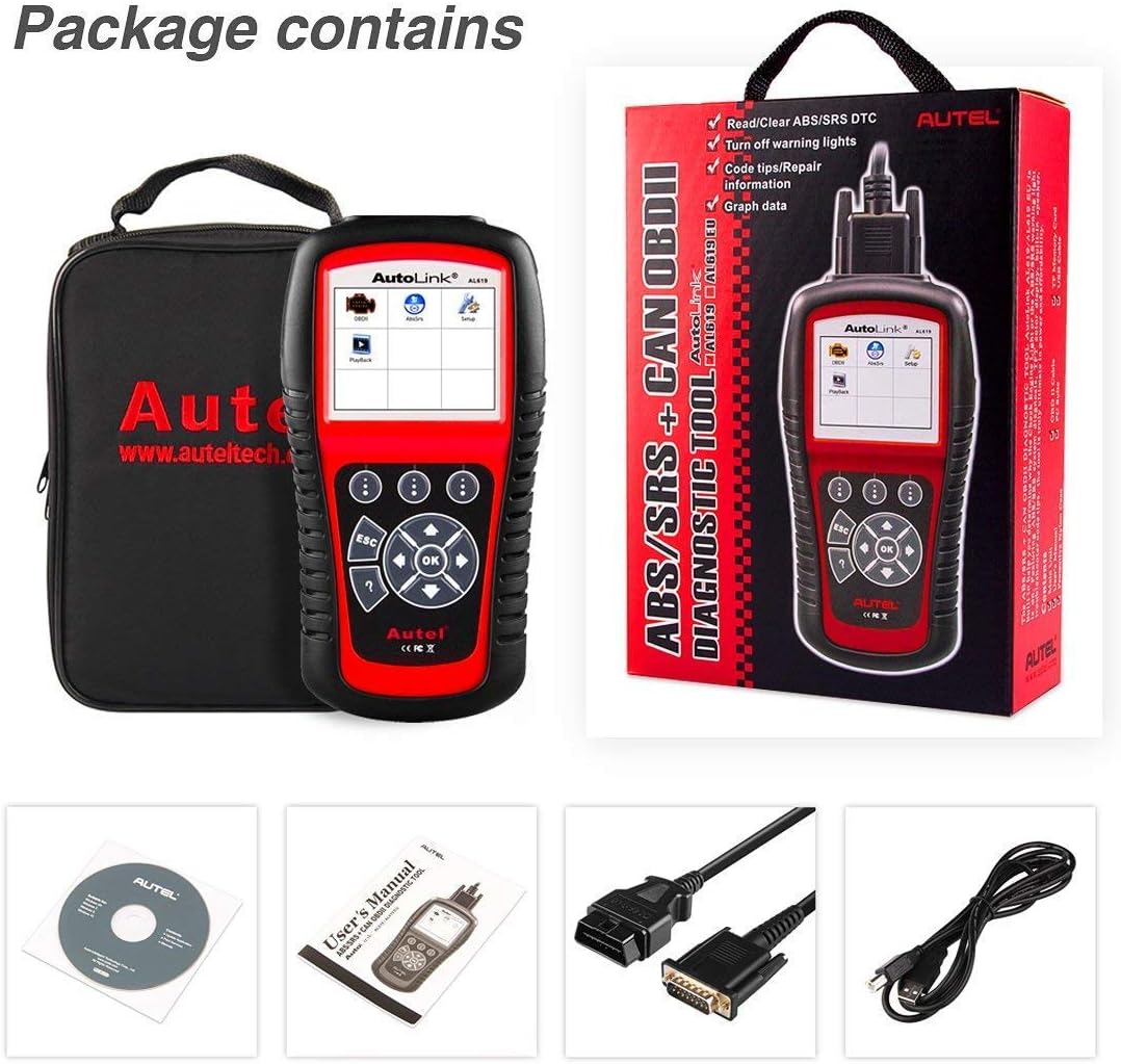 OBD2 Scanner ABS/SRS Diagnostic Scan Tool H324