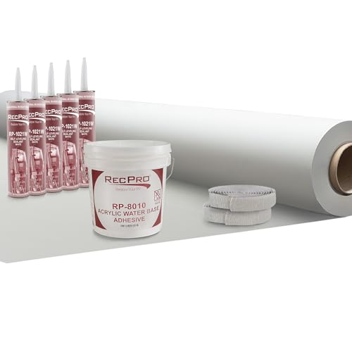 PVC Rubber Roof Kit 9.5' Wide x 5 ft - 40 ft Q998