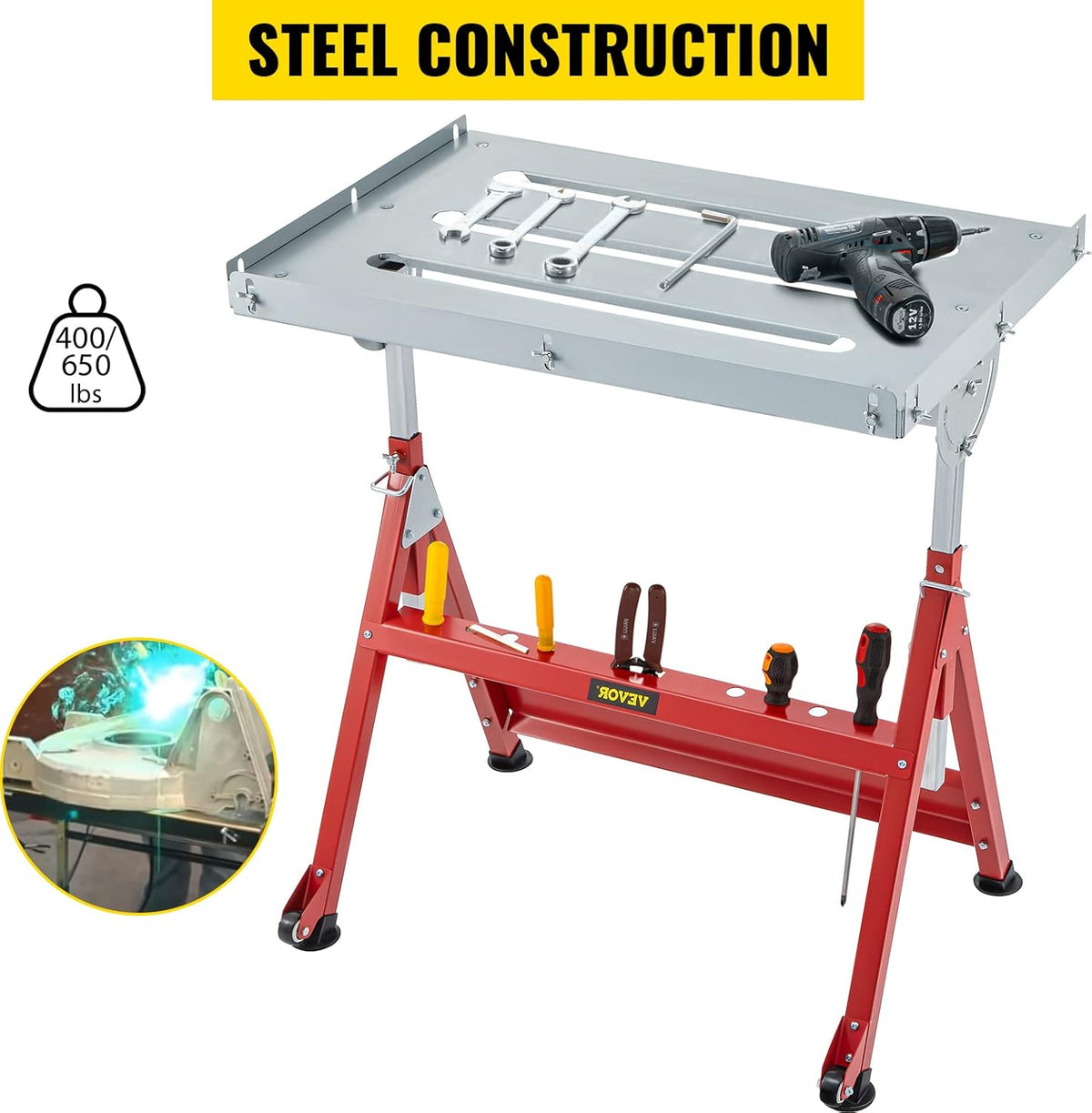 36 x 24 in. Steel Welding Table T15393