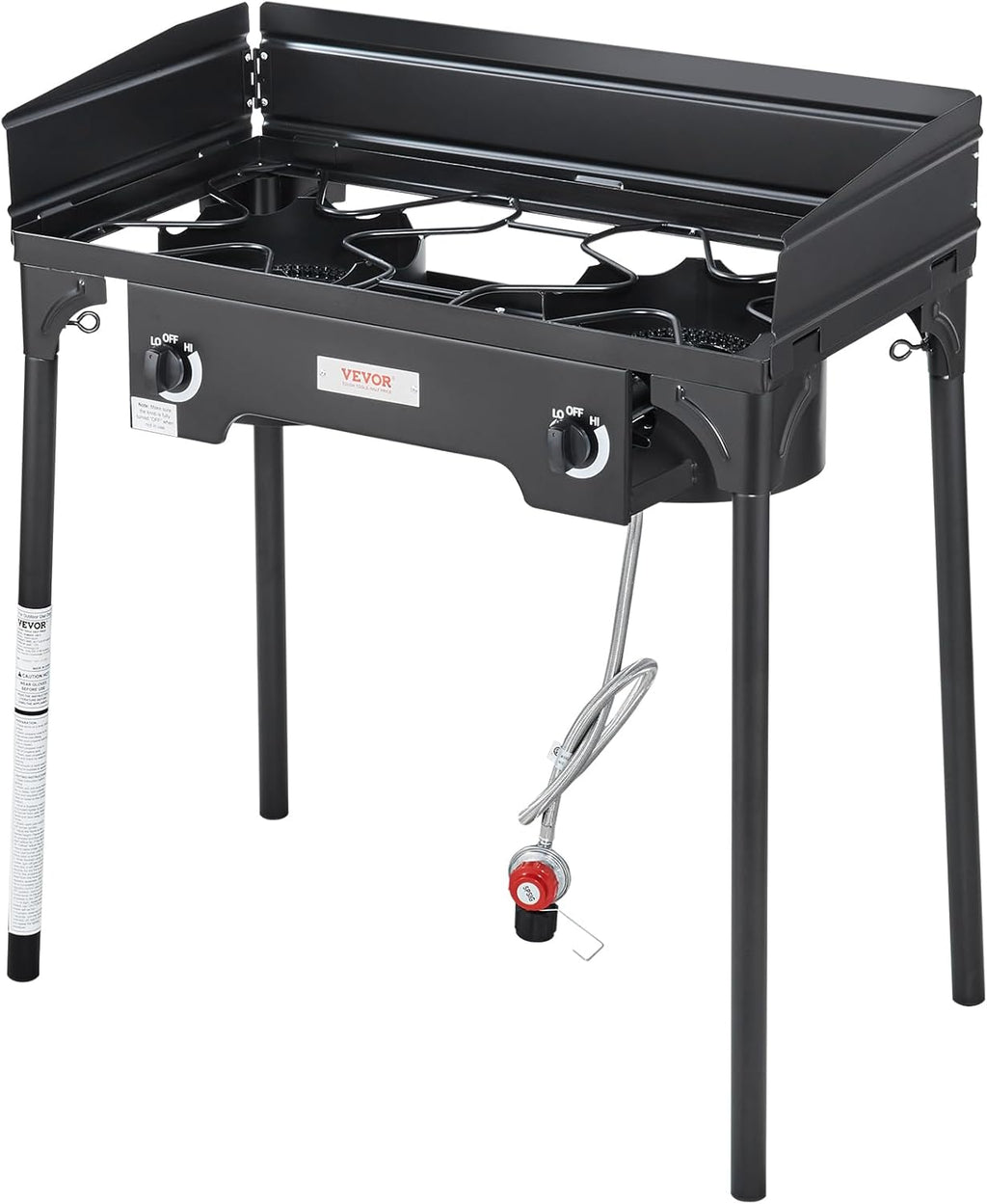 2 Burner Propane Stove with Windscreen I318188