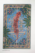 Red Wool Area Rug 9'x12' C5627