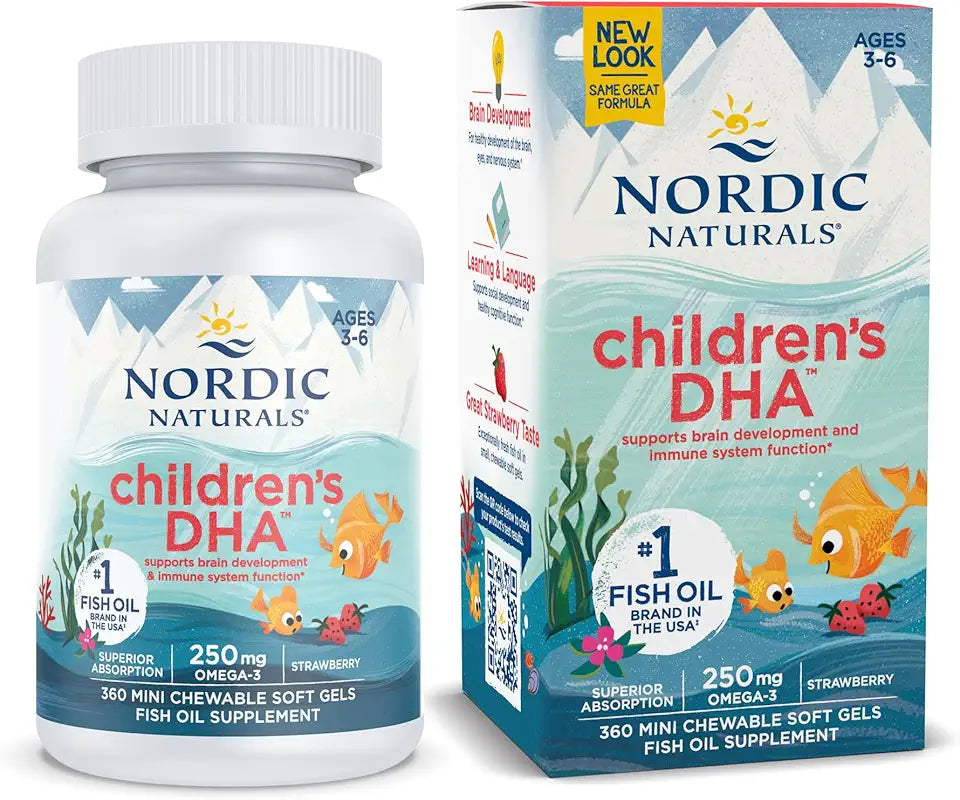 Strawberry 250 mg Omega-3 DHA Chewable Soft Gels C679357