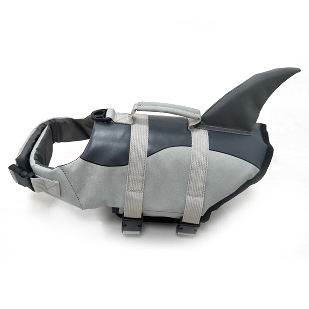 Dog Pet Shark Swimsuit Vest Safety Wear N44034