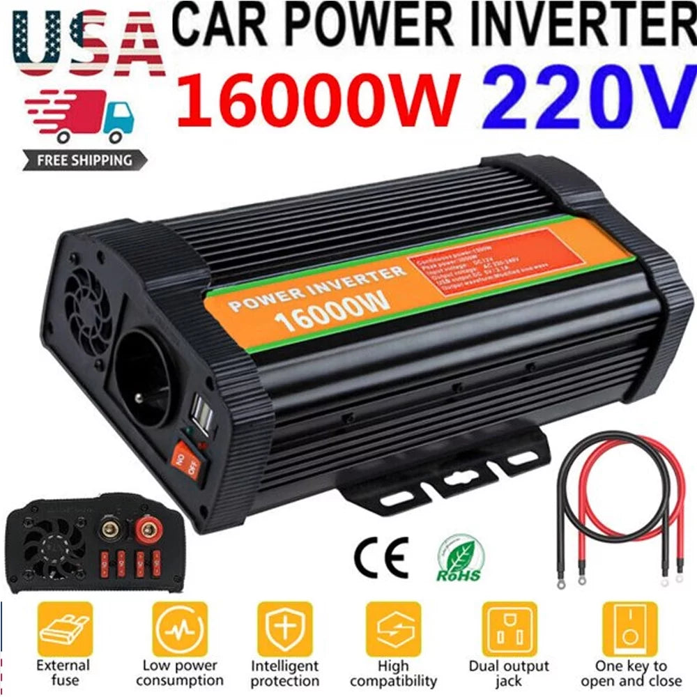 8000 Watts Pure Sine Wave Power Inverter Z870305